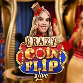 Crazy Coin Flip slot icon by Evolution, available at Spinational Casino