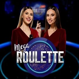 Official Live Casino logo: Mega Roulette by Pragmatic Play at Spinational Casino